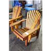 Image 2 : WESTERN RED CEDAR ADIRONDACK CHAIR
