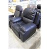 Image 2 : BLACK LEATHER RECLINER