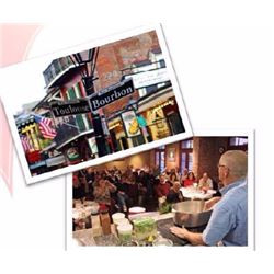 New Orleans Cooking School Experience with 3-nights at Hyatt French Quarter and R/T Airfare for (2)