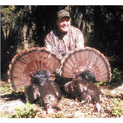 3-Day Florida Osceola Turkey Hunt for (1) Hunter & (1) Non-Hunter