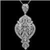 14K Gold 4.70ct Diamond Pendant