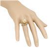 Image 3 : 14K Gold 12mm Pearl 0.77cts Diamond Ring