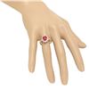 Image 3 : 14K Gold 2.37ct Ruby 1.12cts Diamond Ring