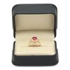 Image 4 : 14K Gold 2.37ct Ruby 1.12cts Diamond Ring