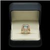 Image 3 : 14K Gold 7.55ct Aquamarine 1.51ct Diamond Ring