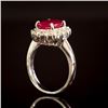 Image 3 : 14K Gold 3.96ct Ruby 1.00ct Diamond Ring