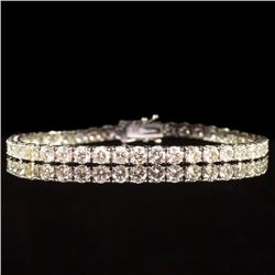 18K Gold 9.02ct Diamond Bracelet