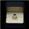 Image 3 : 14K Gold 3.43ct Sapphire 1.91ct Diamond Ring