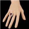 Image 4 : 14k Yellow Gold 12.00ct Ruby 1.95ct Diamond Ring