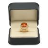 Image 4 : 14K Gold 15.25ct Citrine 1.35cts Diamond Ring