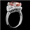 Image 2 : 14k Gold 6.00ct Morganite 1.00ct Diamond Ring