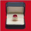 Image 4 : 14K Gold 14.12ct Ruby 1.74ct Diamond Ring