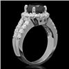 Image 2 : 14K Gold 3.0ct Fancy Color Diamond 4.30ct Diamond Ring