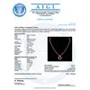 Image 4 : 14K Gold 59.34ct Ruby 3.10ct Diamond Necklace