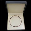 Image 4 : 14K Gold 37.05ct Ruby 1.35ct Diamond Necklace