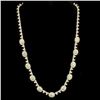 Image 2 : 18K Gold 5.50ct Fancy Color Diamond 17.05ct Diamond Necklace