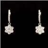 Image 1 : 14k Gold 3.40ct Diamond Earrings