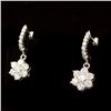 Image 2 : 14k Gold 3.40ct Diamond Earrings