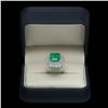 Image 4 : 14K Gold 6.92 Emerald 2.75 Diamond Ring