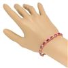 Image 2 : 14K Gold 17.10ct Ruby 0.60cts Diamond Bracelet