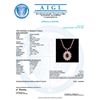 Image 4 : 14k Gold 27.74ct Ruby 3.21ct Diamond Necklace