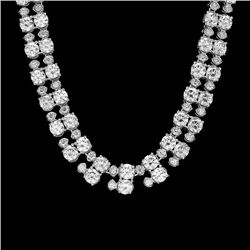 18k White Gold 24ct Diamond Necklace