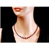 Image 4 : 14k Gold 37.00ct Ruby 1.45ct Diamond Necklace