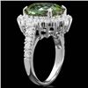 Image 2 : 14k Gold 8.00ct Tourmaline 1.25ct Diamond Ring