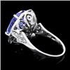 Image 5 : 14k Gold 7.00ct Tanzanite 0.70ct Diamond Ring