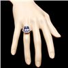 Image 4 : 14k Gold 6.00ct Tanzanite 1.20ct Diamond Ring