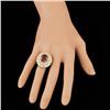 Image 4 : 14k Yellow Gold 9.00ct Ruby 1.65ct Diamond Ring
