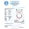 Image 7 : 14k Gold 33.00ct Ruby 1.15ct Diamond Necklace