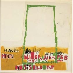 JEAN-MICHEL BASQUIAT (1961-1988) Untitled (Hans Meyer Jan-Feb, Düsseldorf) acrylic and oil stick ...