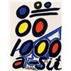 Image 1 : ALEXANDER CALDER (1898-1976) 1000-A-Sit signed and dated "Calder 74" along the lower edge; titled...