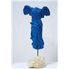 Image 1 : YVES KLEIN (1928-1962) VICTORY OF SAMOTHRACE IKB pigment on plaster cast mounted on stone H: 201/...