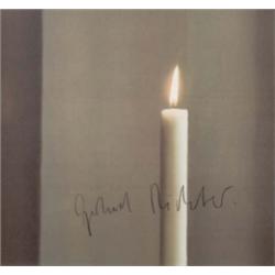 GERHARD RICHTER (b. 1932) KERZE (CANDLE) signed "Gerhard Richter" lower center in black chalk off...