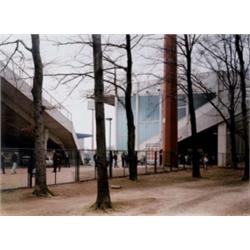 ANDREAS GURSKY (b. 1955) STADION, KREFELD signed "Andreas Gursky" on a label adhered to the rever...