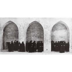 SHIRIN NESHAT (b. 1957) VEILED WOMEN IN THREE ARCHES (SOLILOQUY SERIES) signed, titled, numbered ...