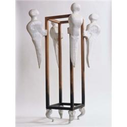 Property from an American Collection SAINT CLAIR CEMIN (b. 1951) GUARDED CLOSET oak, aluminum and...