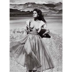 PATRICK DEMARCHELIER (b. 1943) CINDY CRAWFORD, LEH, INDIA, 1989 signed, titled, numbered of 20 an...