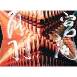 NAM JUN PAIK (b. 1932) UNTITLED signed and dated "Paik '96" upper right computer generated laser ...