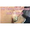 Image 1 : 14K GOLD DIAMOND EARINGS