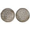 UMAYYAD: Al-Walid I (705-715), AR Dirham (2.89g), Darabjird, AH 91. A-128. Extremely fine.