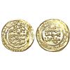 ABBASID: Al-Nasir (1180-1225), AV Heavy Dinar (8.68g), Madinat Al-Salam, AH 607. A-268. Fully lustro