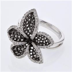 14KT White Gold Ladies Diamond Ring -# 9313