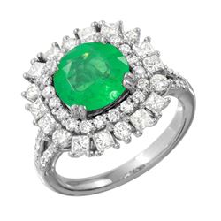 14KT White Gold Ladies Diamond Semi Mount Ring -# 10241