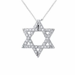 14KT White Gold Ladies Diamond Necklace -# 9359