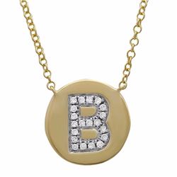 14KT Yellow Gold Diamond Necklace -# 7753-1