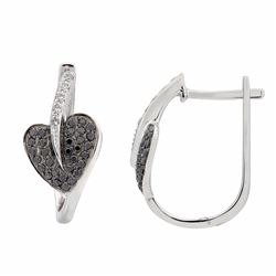 14KT White Gold Diamond Earrings -# 5996-1