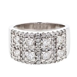 14KT White Gold Ladies Diamond Ring -# 10050